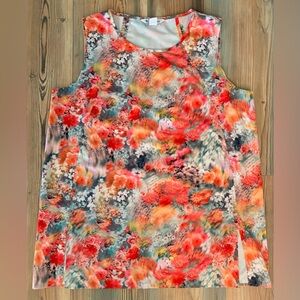 Athleta Floral Refined Zephyr Tank Top